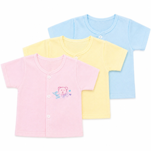 Cotton open button top