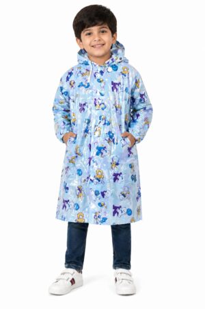 Kids Printed Waterproof Raincoat