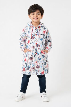 Kids Printed Waterproof Raincoat
